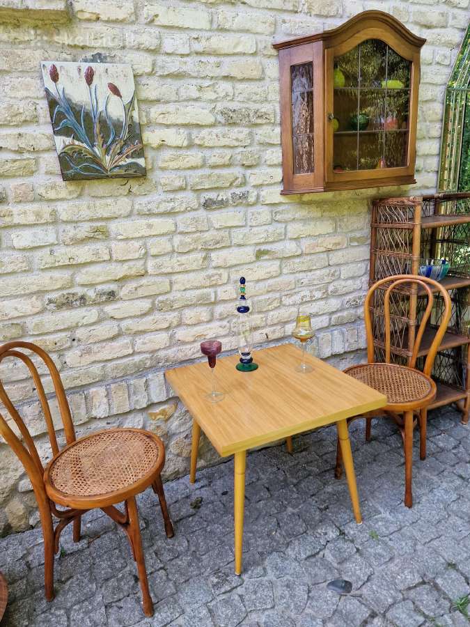 Vintažinis mid century kavos staliukas - nuotraukos Nr. 21