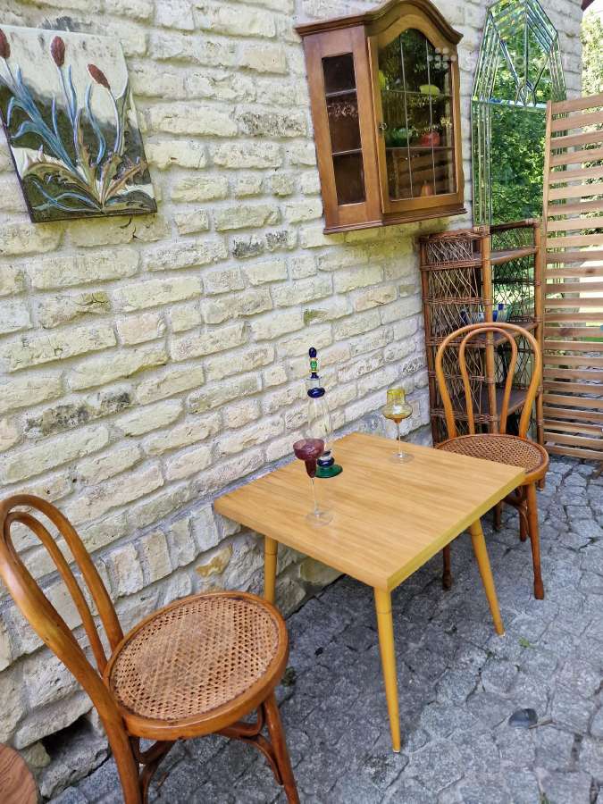 Vintažinis mid century kavos staliukas - nuotraukos Nr. 23