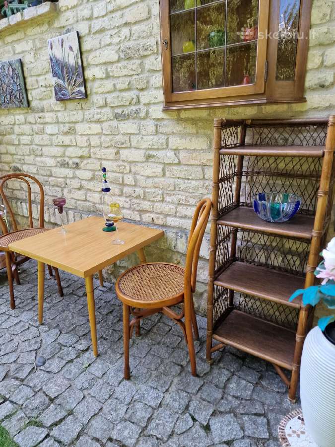Vintažinis mid century kavos staliukas - nuotraukos Nr. 25