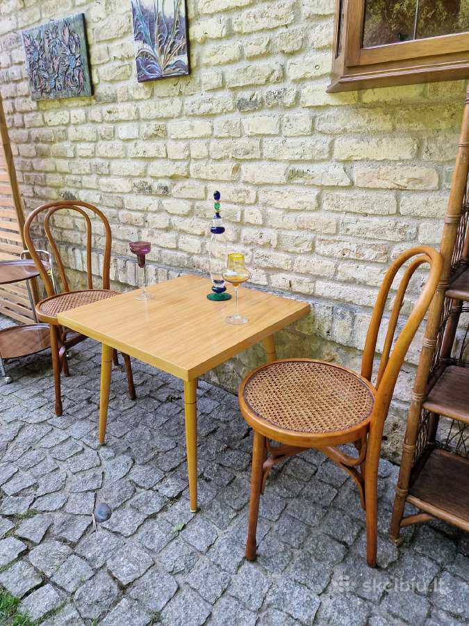 Vintažinis mid century kavos staliukas - nuotraukos Nr. 26