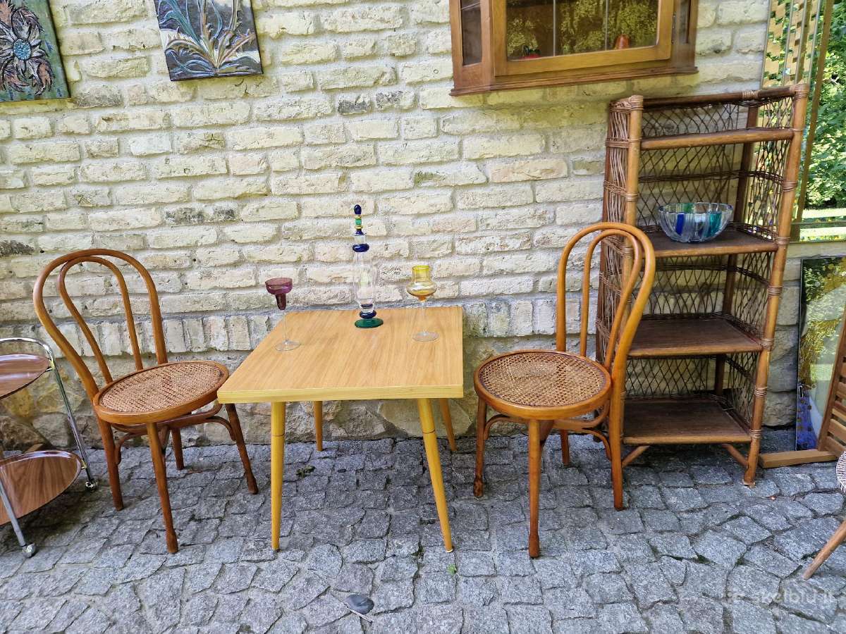 Vintažinis mid century kavos staliukas - nuotraukos Nr. 28