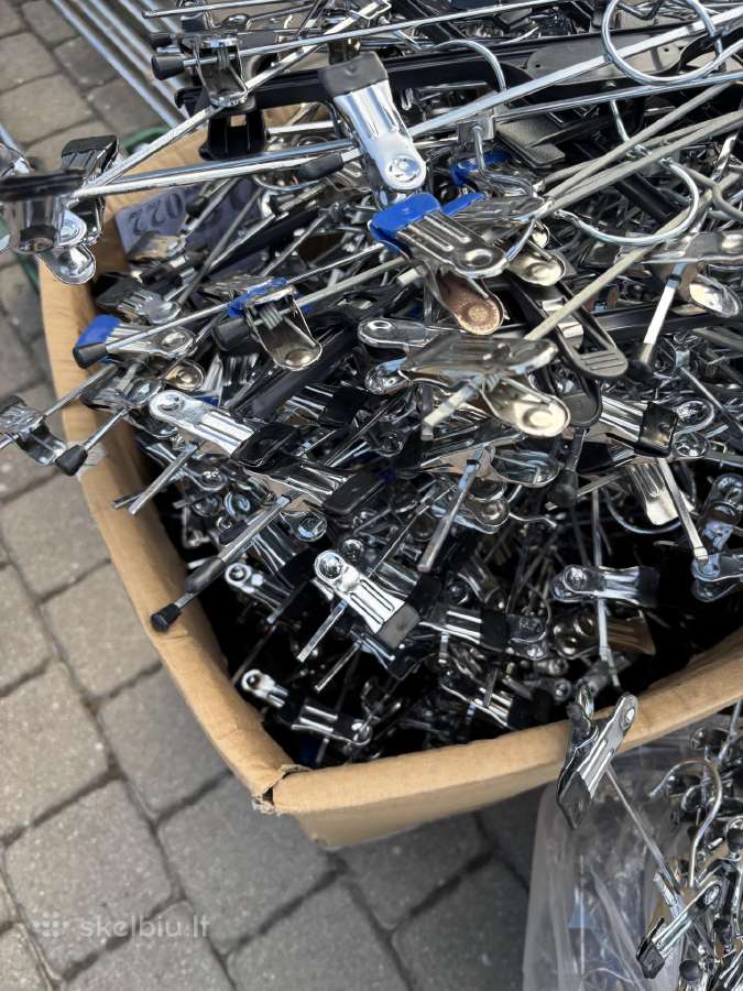 Metalines pakabos kelnems. 300+ vienetu. - nuotraukos Nr. 2
