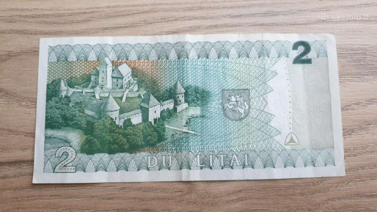 1993 m. 2 litai Valančius - nuotraukos Nr. 2