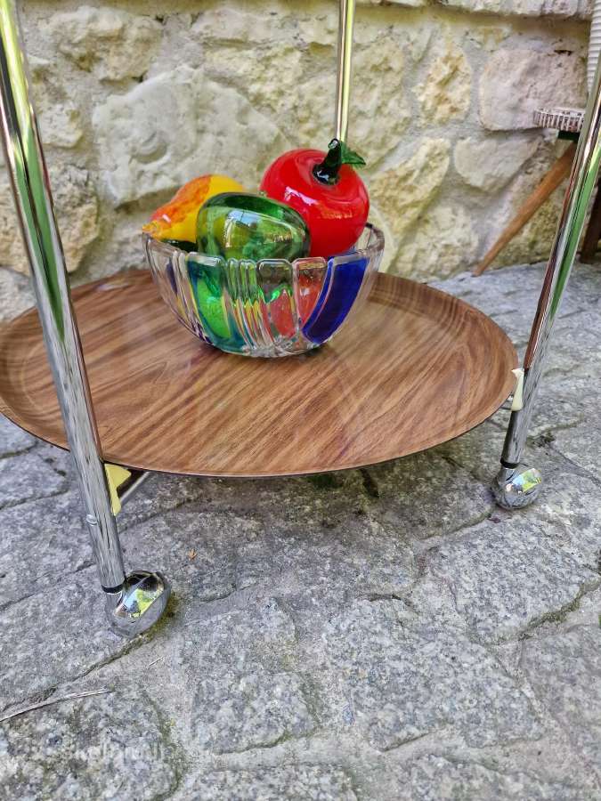 Vintažinis mid century servantas/baro vežimėlis - nuotraukos Nr. 2