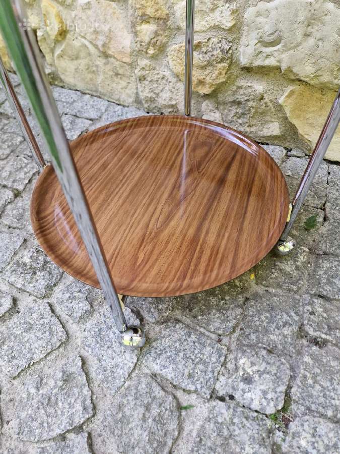 Vintažinis mid century servantas/baro vežimėlis - nuotraukos Nr. 16