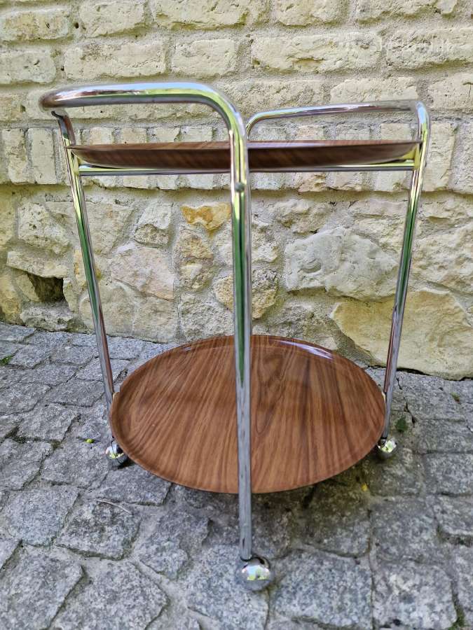 Vintažinis mid century servantas/baro vežimėlis - nuotraukos Nr. 19