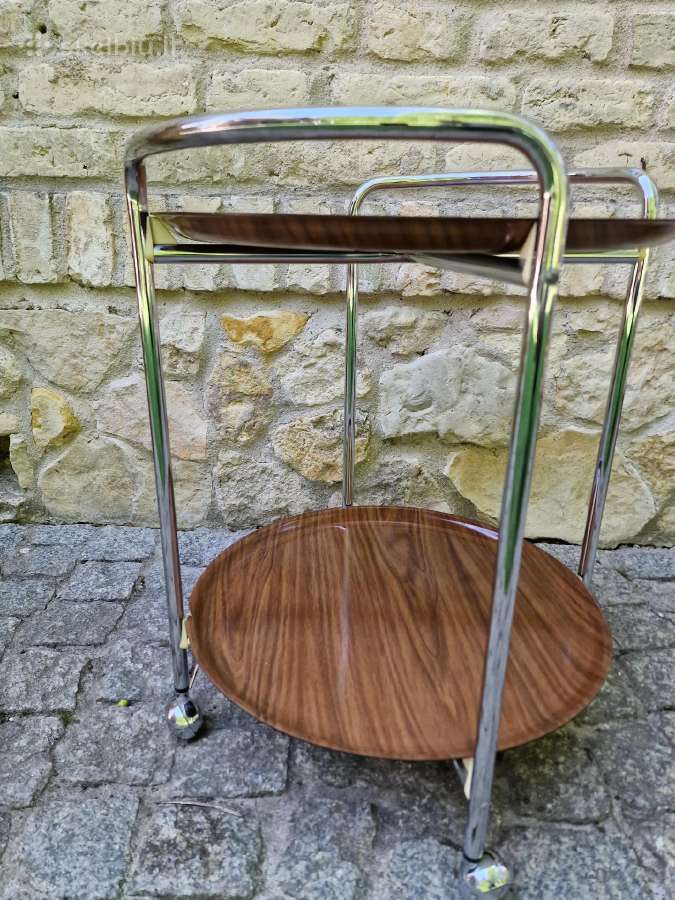 Vintažinis mid century servantas/baro vežimėlis - nuotraukos Nr. 20