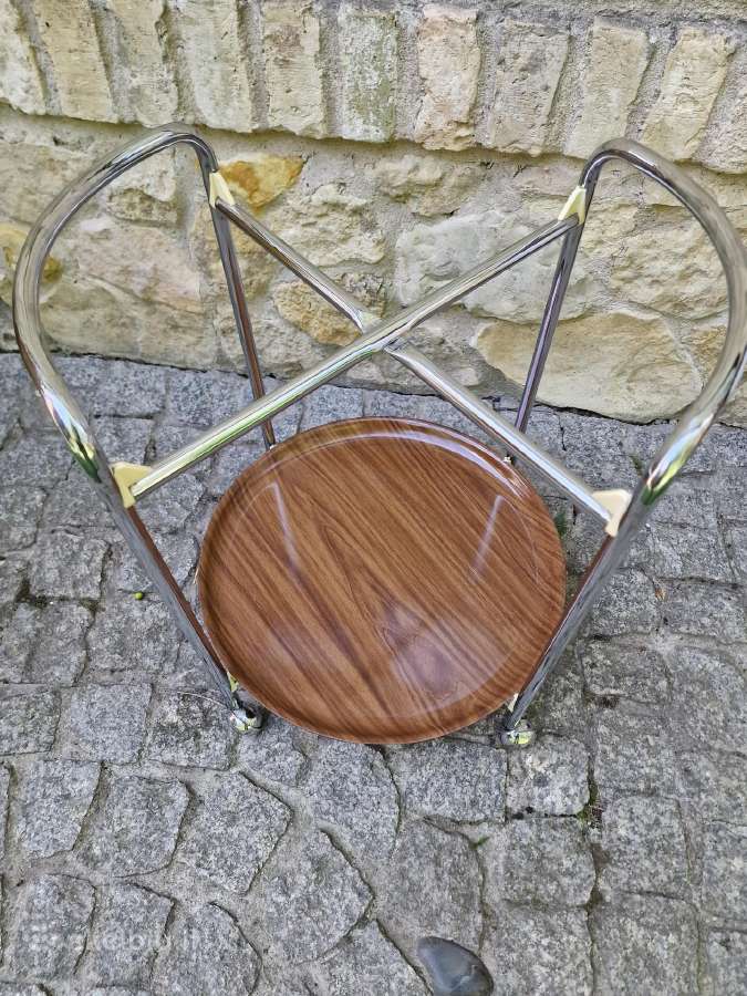 Vintažinis mid century servantas/baro vežimėlis - nuotraukos Nr. 24