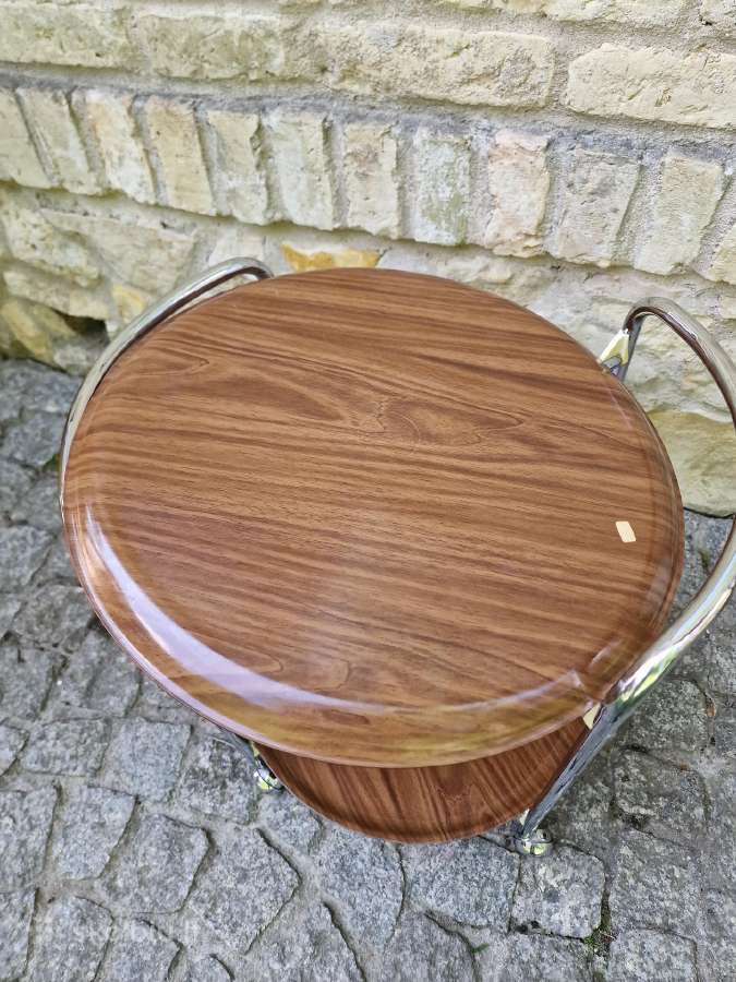 Vintažinis mid century servantas/baro vežimėlis - nuotraukos Nr. 25