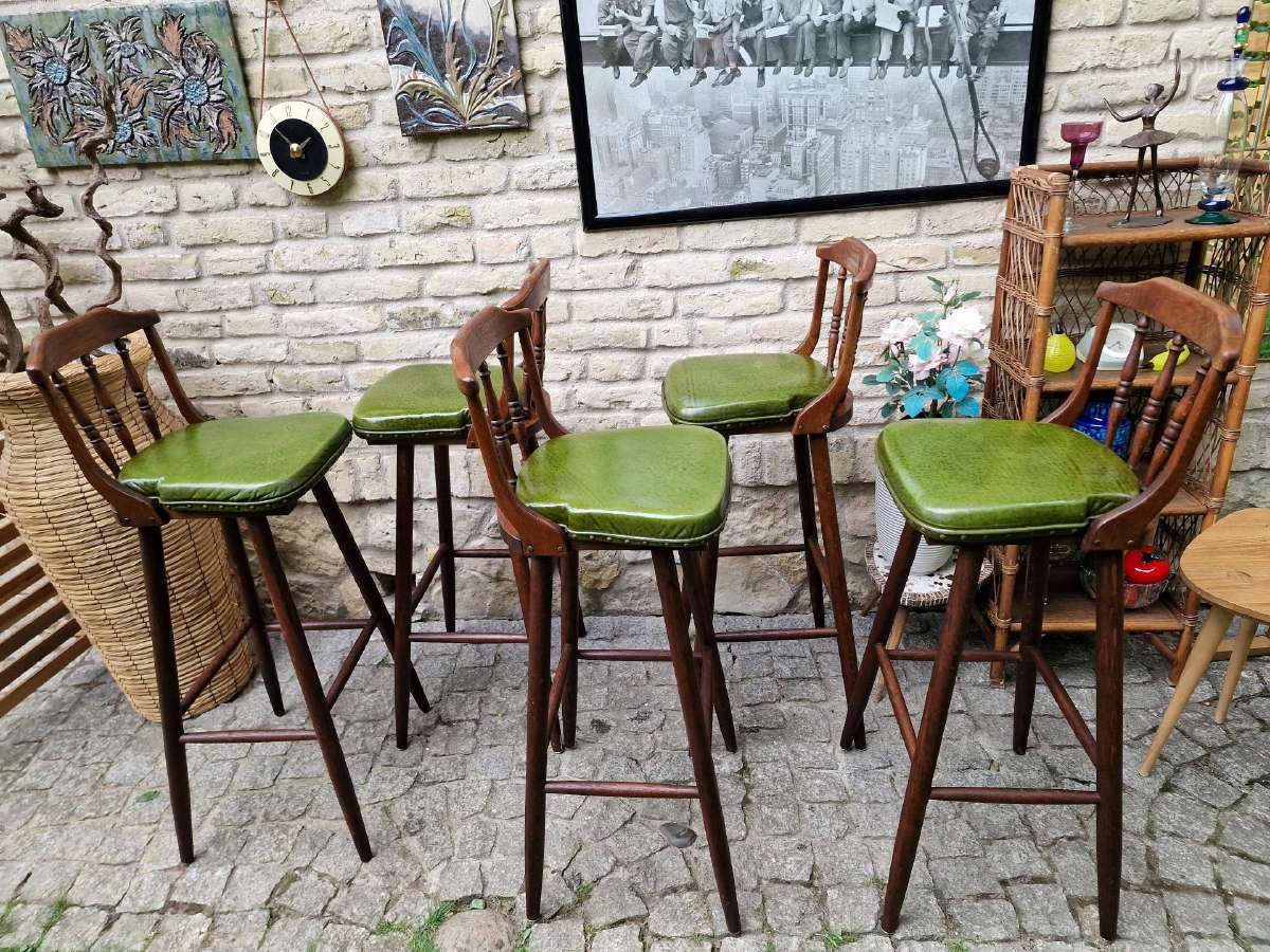 Vintažinės ąžuolinės baro kėdės - nuotraukos Nr. 23