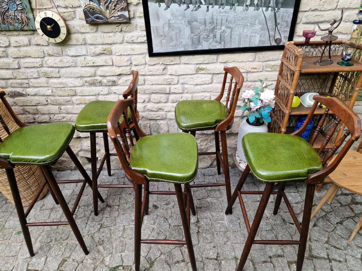 Vintažinės ąžuolinės baro kėdės - nuotraukos Nr. 24