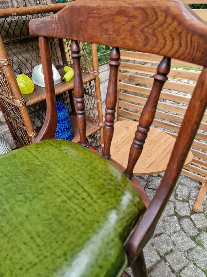 Vintažinės ąžuolinės baro kėdės - nuotraukos Nr. 25