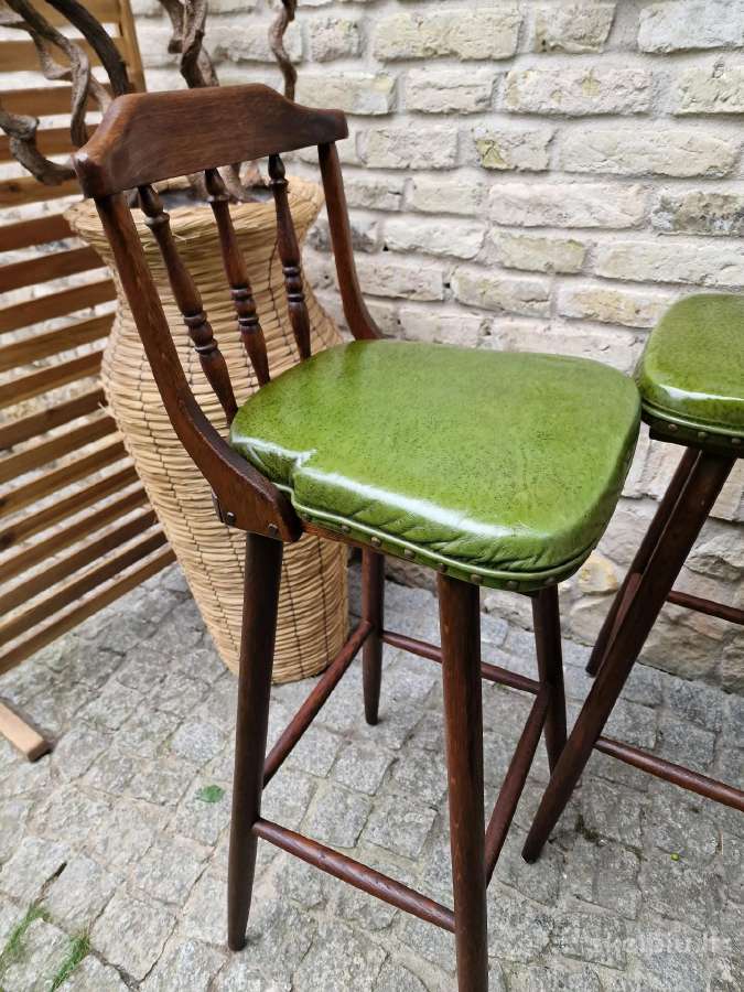 Vintažinės ąžuolinės baro kėdės - nuotraukos Nr. 31