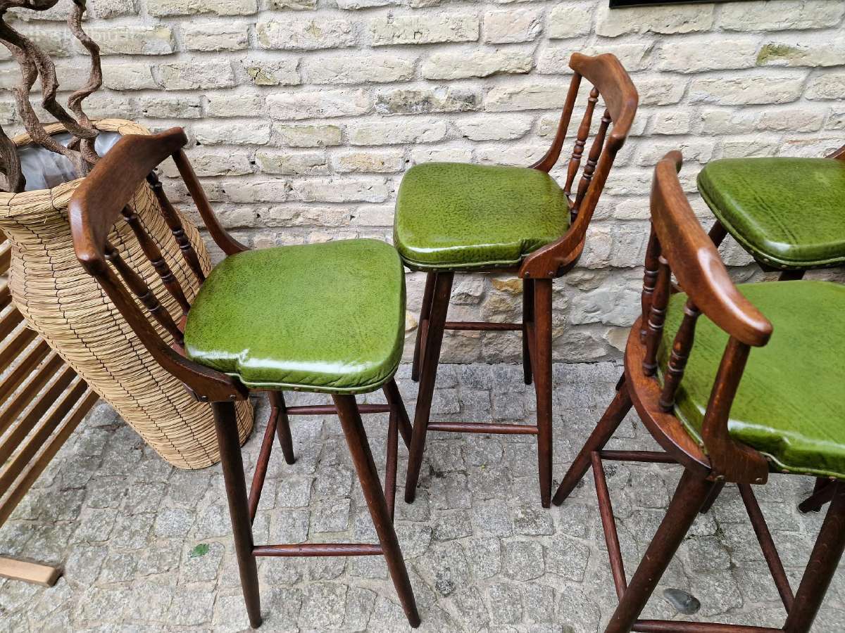 Vintažinės ąžuolinės baro kėdės - nuotraukos Nr. 36