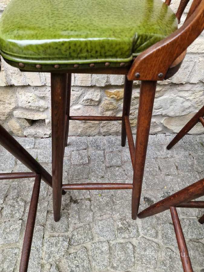 Vintažinės ąžuolinės baro kėdės - nuotraukos Nr. 37