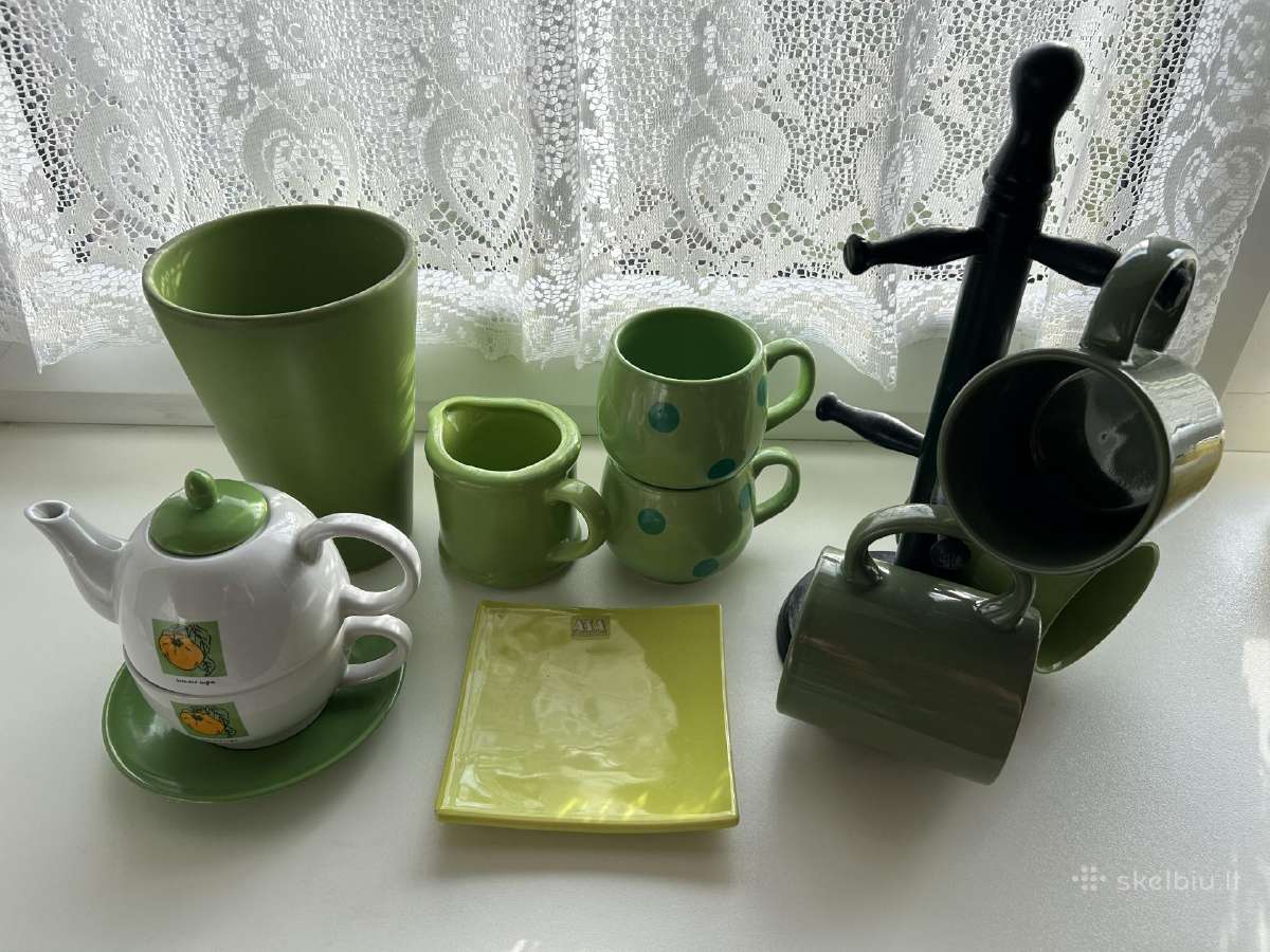 Žaliu indu, staltiesės, kilimėlių rinkinys - nuotraukos Nr. 3