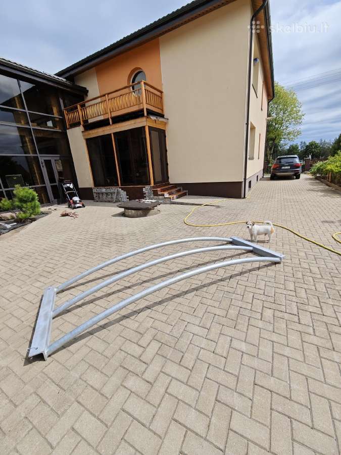 Metalinė (cinkuota) tiltelio konstrukcija