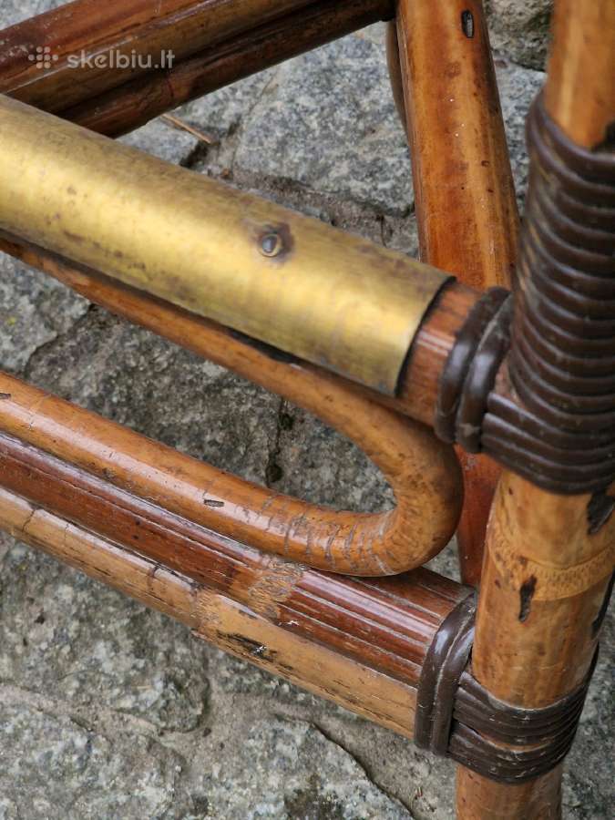 Vintažinės ratango baro kėdės - nuotraukos Nr. 19