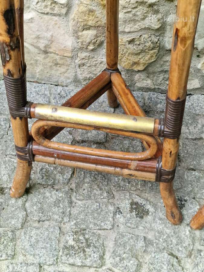 Vintažinės ratango baro kėdės - nuotraukos Nr. 22