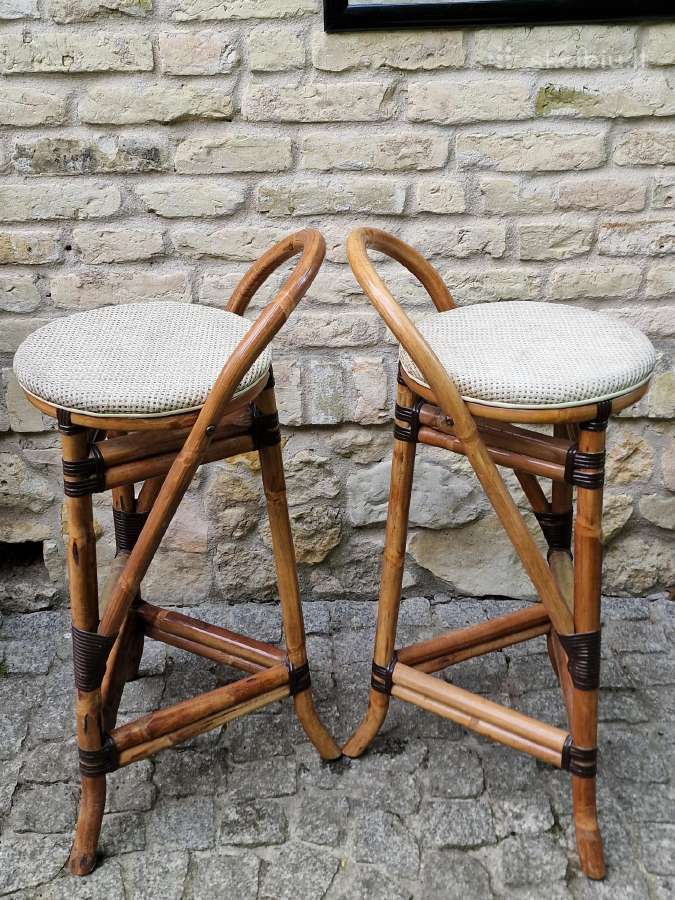 Vintažinės ratango baro kėdės - nuotraukos Nr. 26