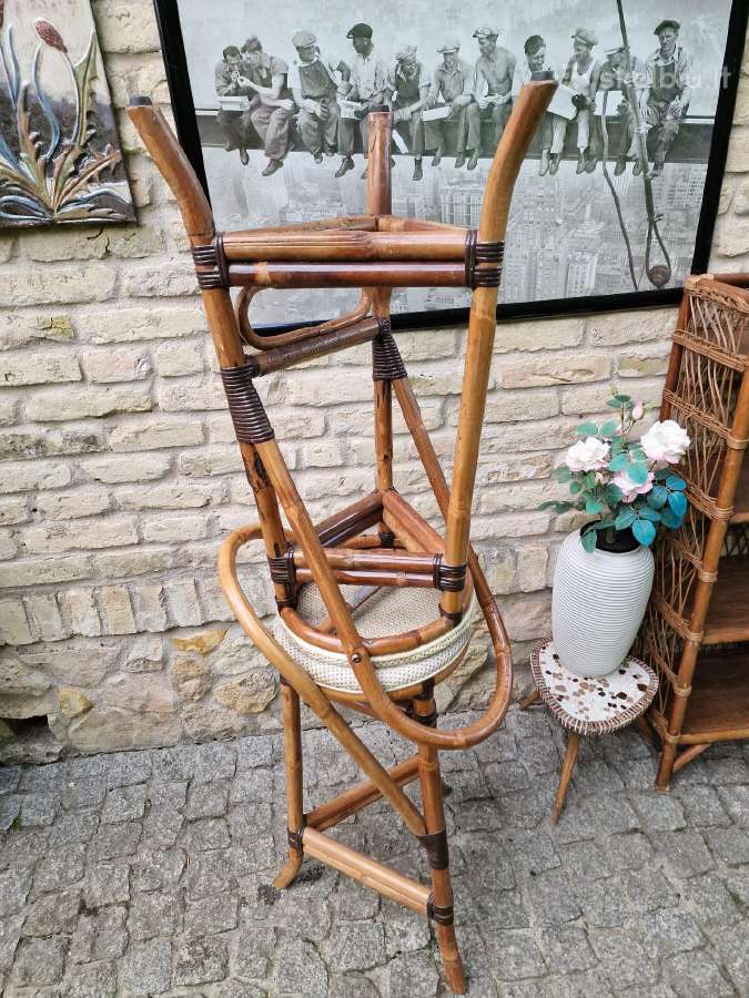 Vintažinės ratango baro kėdės - nuotraukos Nr. 29