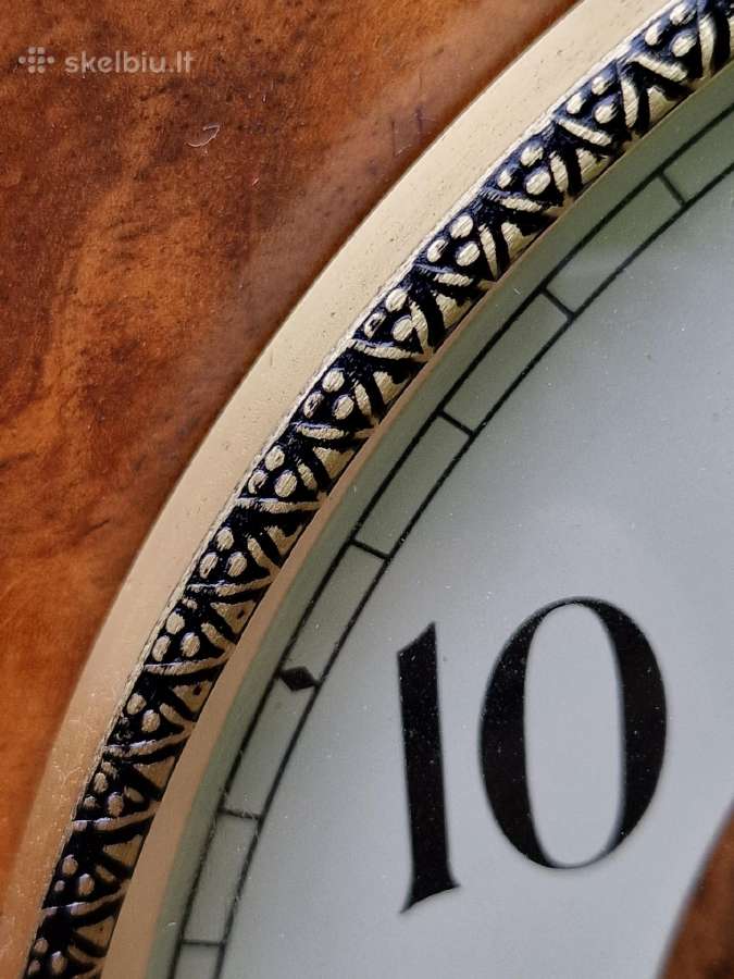 Vintažinis Art Deco stalo/židinio laikrodis - nuotraukos Nr. 4