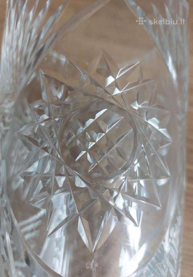 Krištolo vaza 30cm - nuotraukos Nr. 3