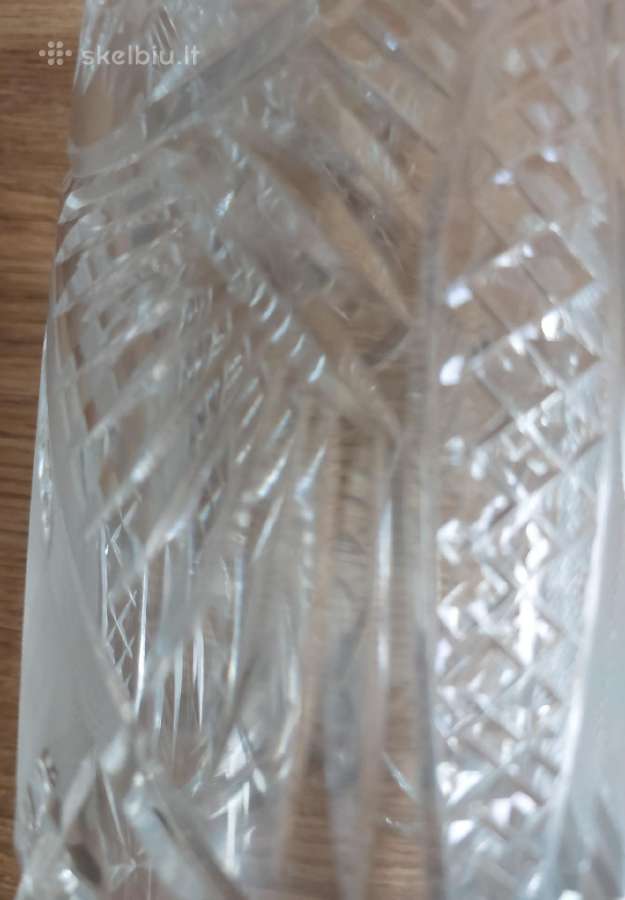 Krištolo vaza 30cm - nuotraukos Nr. 4