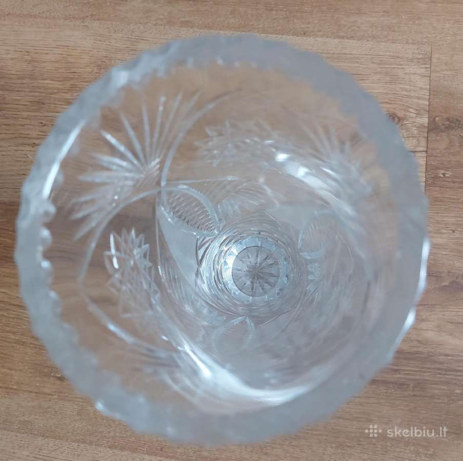 Krištolo vaza 30cm - nuotraukos Nr. 5
