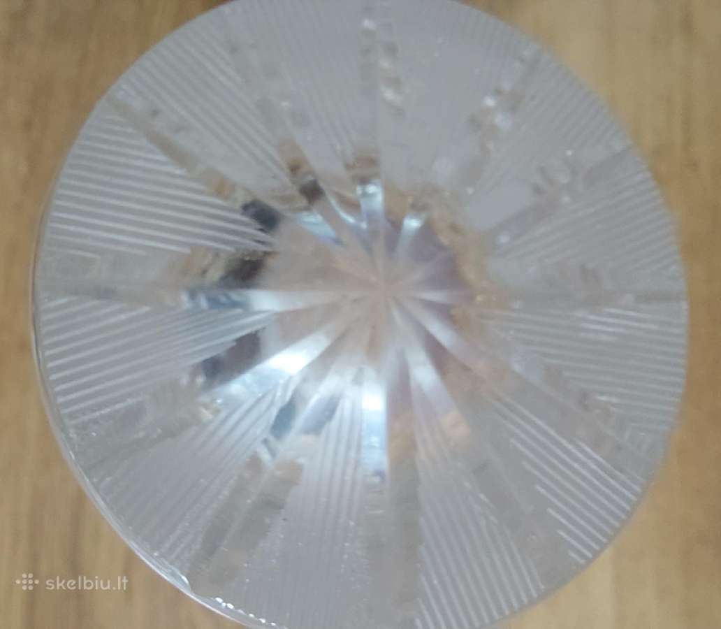 Krištolo vaza 30cm - nuotraukos Nr. 6