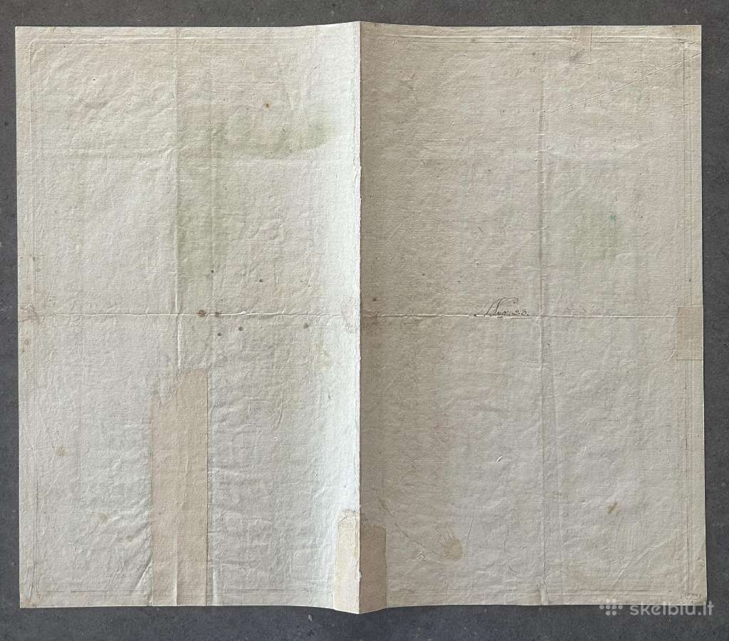 1773 metų originalus Atr žemėlapis - nuotraukos Nr. 6