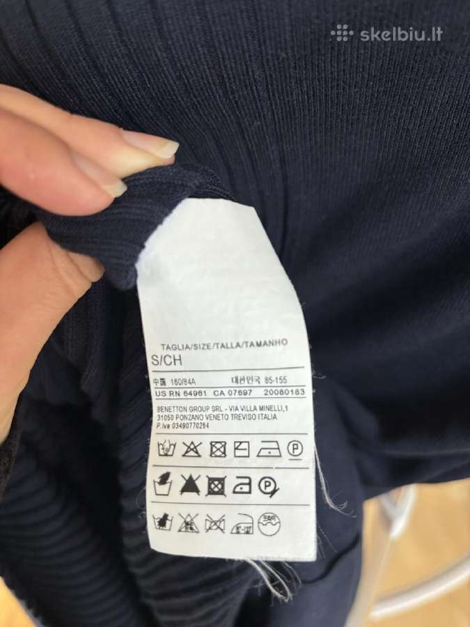 Ilga tamsiai mėlyna suknelė Stile Benetton, S - nuotraukos Nr. 8