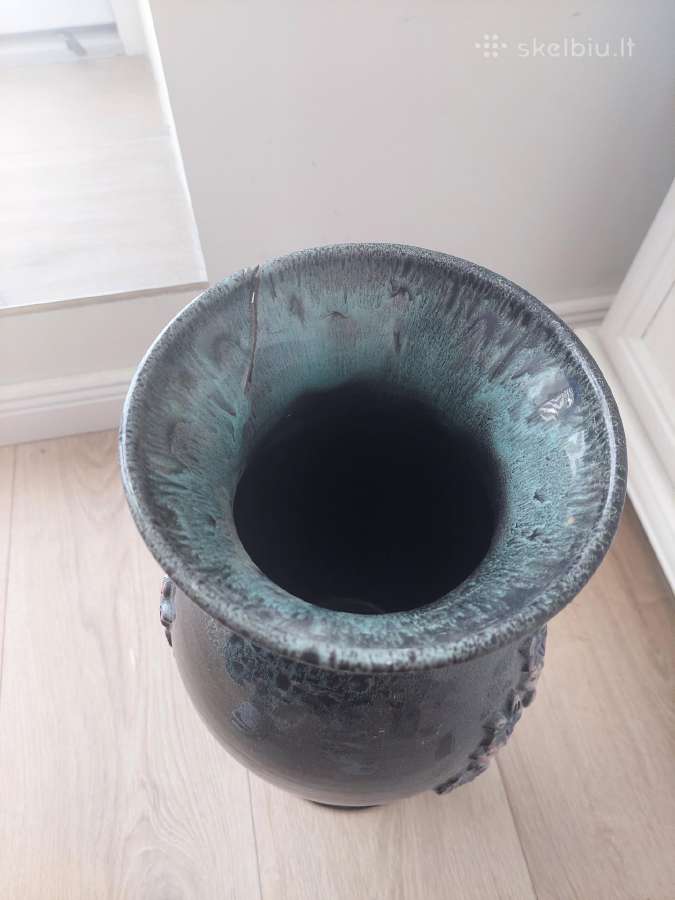 Senovinė keramikinė vaza 46 cm aukščio - nuotraukos Nr. 5