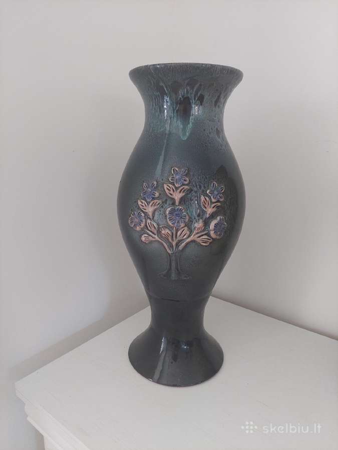 Senovinė keramikinė vaza 46 cm aukščio - nuotraukos Nr. 2