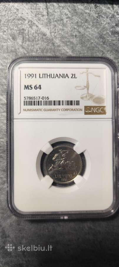 Ngc Ms64 1991 2 litai