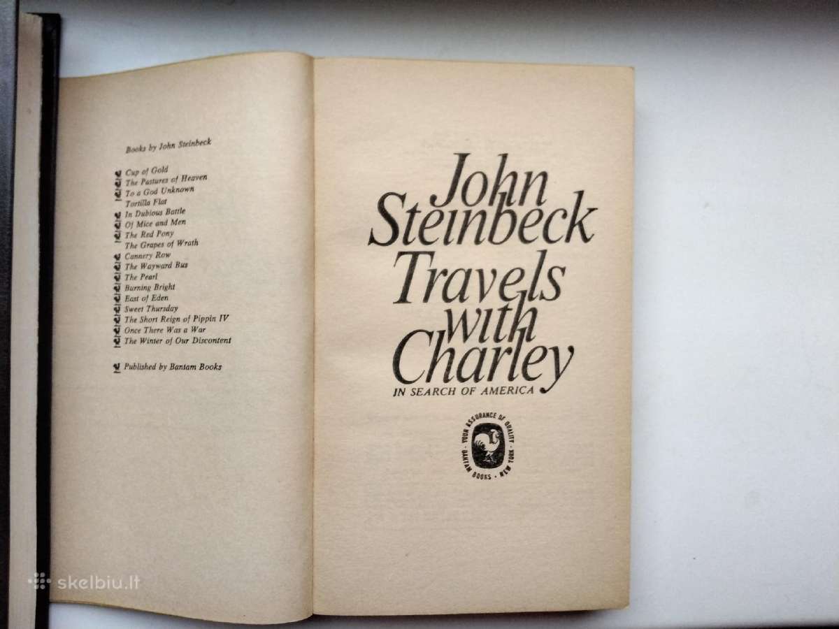 J. Steinbeck. Travels with Charley in search of Am - nuotraukos Nr. 4