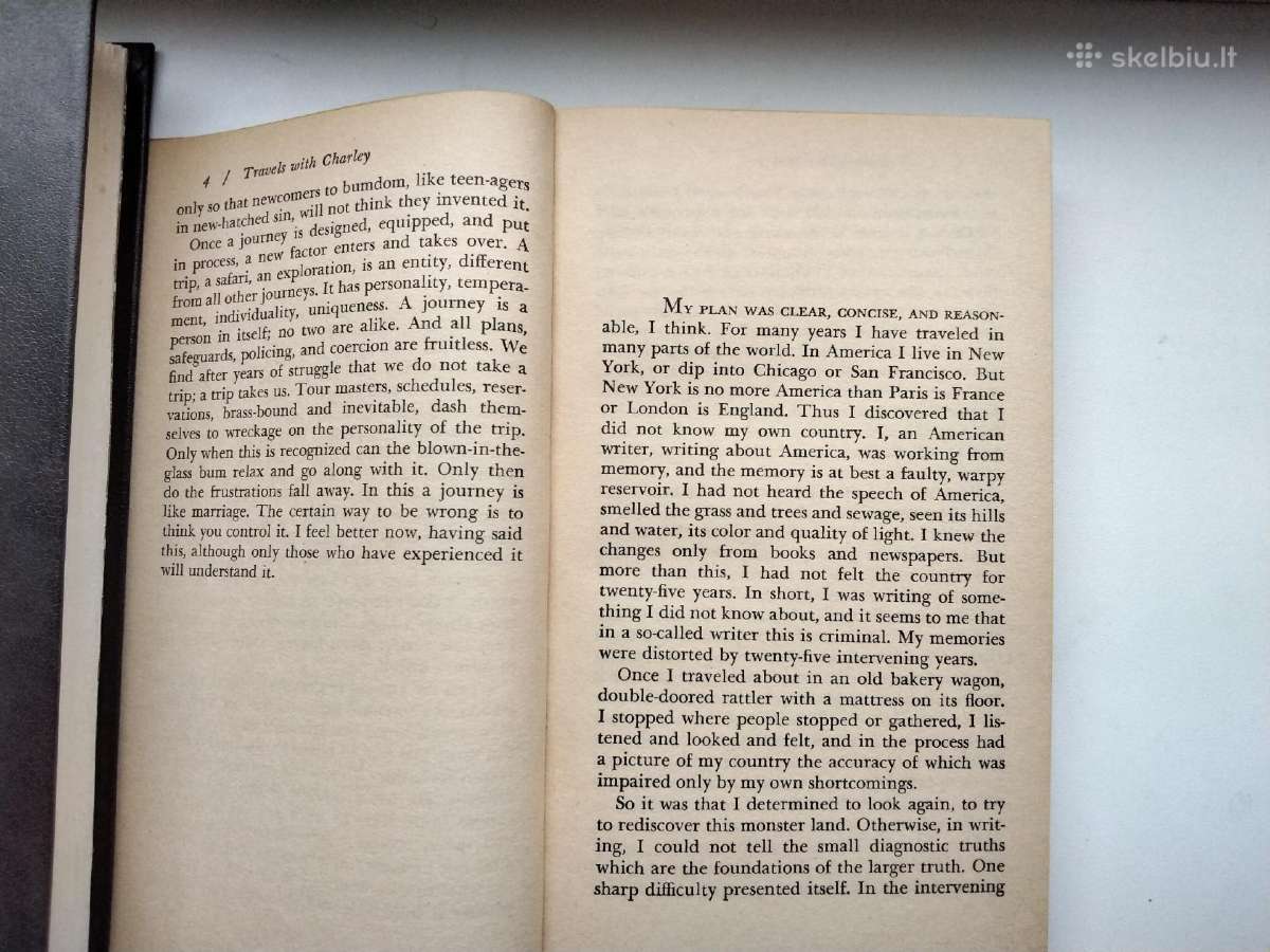 J. Steinbeck. Travels with Charley in search of Am - nuotraukos Nr. 5