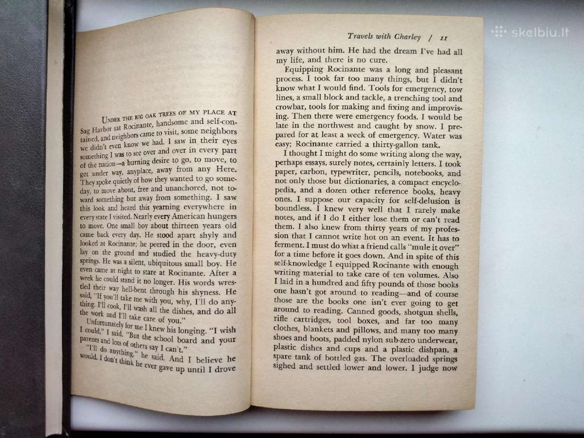 J. Steinbeck. Travels with Charley in search of Am - nuotraukos Nr. 6