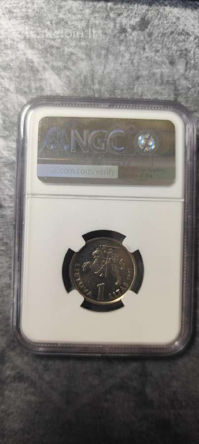 Ngc 1997 Jurgutis Ms63 1 litas - nuotraukos Nr. 2