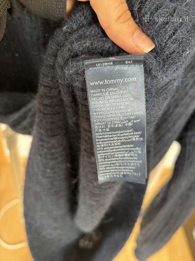 Vilnonis Tommy Hilfiger megztinis, alpakos kailio - nuotraukos Nr. 7