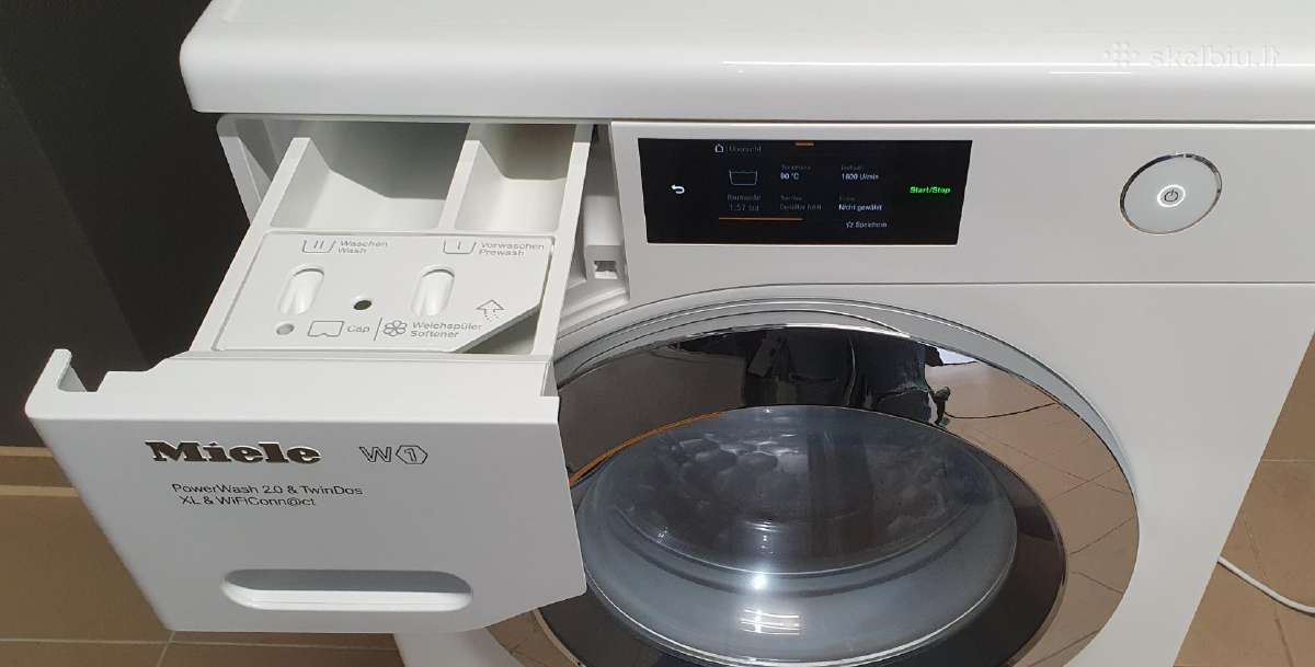 Miele W1 Powerwash 2.0 & Twindos XL 9kg A - nuotraukos Nr. 22
