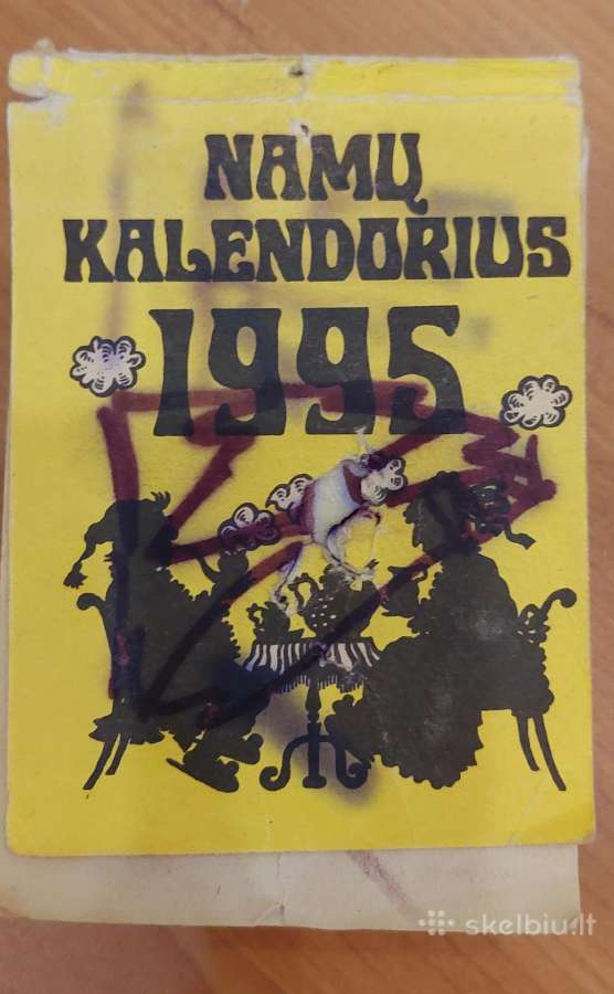 Seni kalendorių lapeliai - nuotraukos Nr. 2