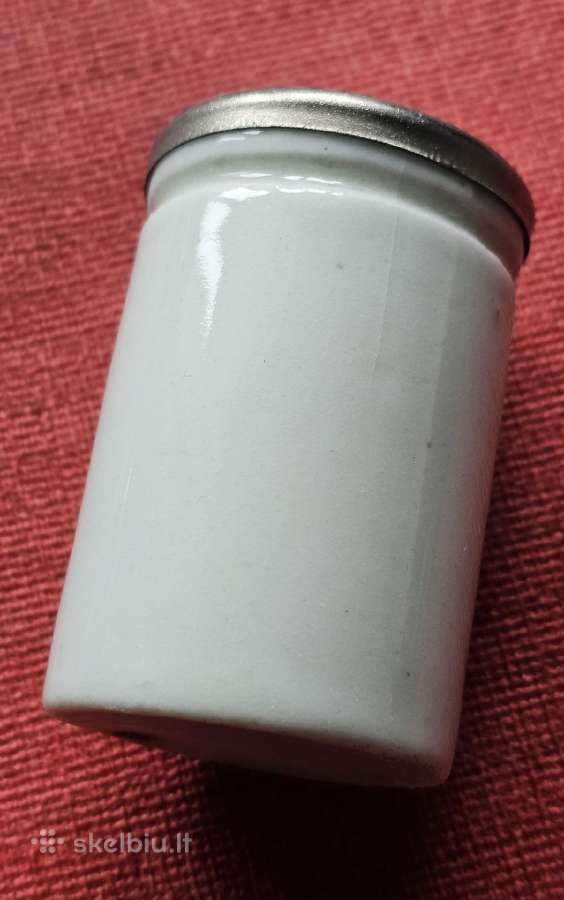 Tarpukario Lietuvos porcelianinis vaistų buteliuka - nuotraukos Nr. 2