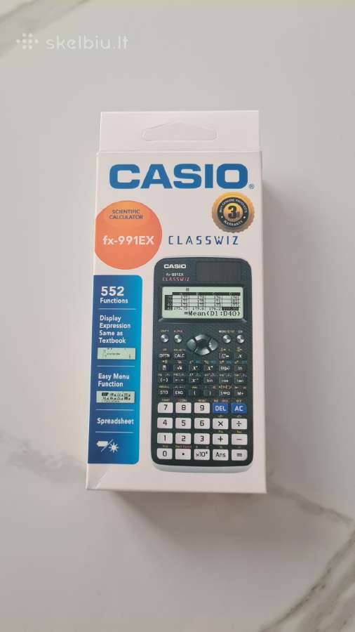 Casio fx-991ex - nuotraukos Nr. 4