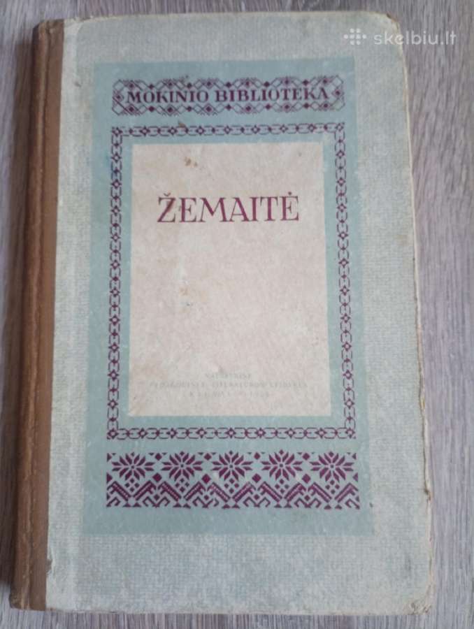 1956 metu Zemaites knyga