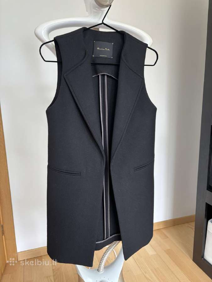 Juoda vilnonė Massimo Dutti liemenė, Xs - nuotraukos Nr. 5
