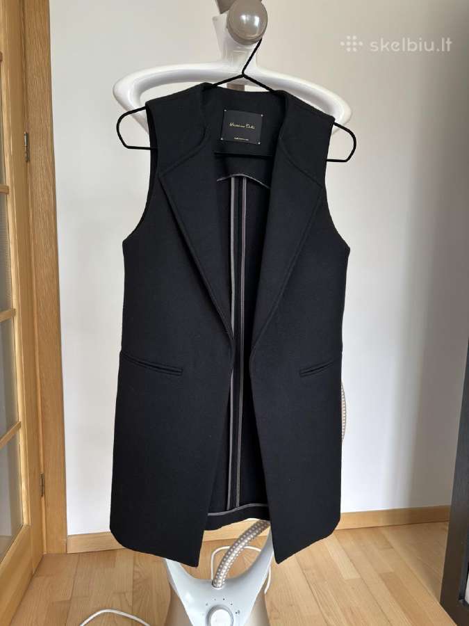 Juoda vilnonė Massimo Dutti liemenė, Xs