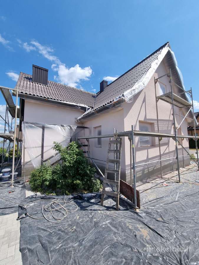 Dekoratyvinio,struktūrinio tinko purškimas,dėjimas - nuotraukos Nr. 14
