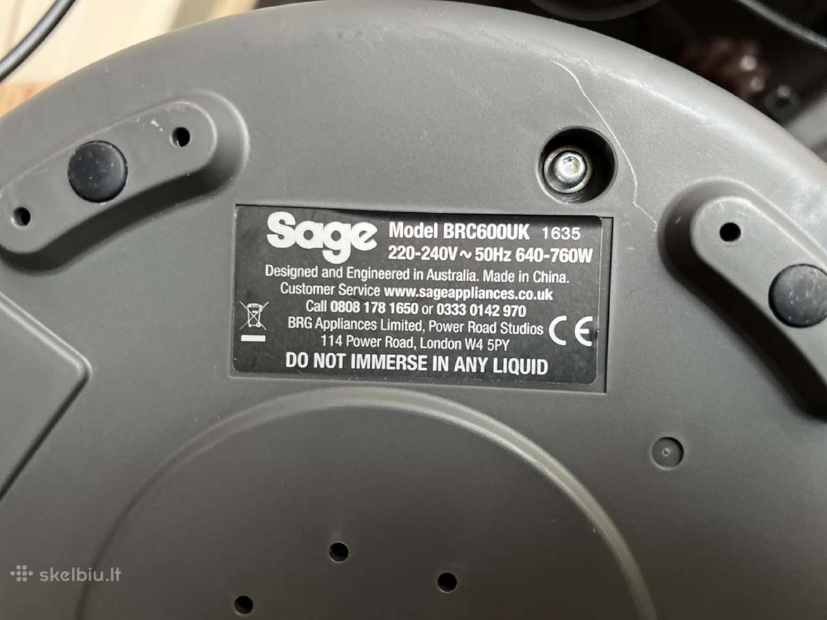 Sage Brc600uk ryžių viryklė - nuotraukos Nr. 4