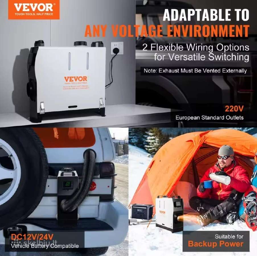 Dyzelinis šildytuvas Vevor su 220v adapteriu - nuotraukos Nr. 13